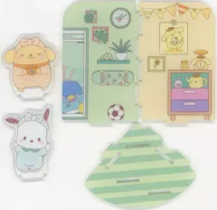 【中古】アクリルスタンド・アクリルパネル 19.ポチャッコ＆ポムポムプリン アクリルスタンド 「サンリオ当りくじ サンリオキャラクターズ当りくじ」