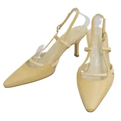 FERRAGAMO フェラガモ スリングバック パンプス 6 1/2 B レディース