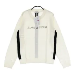 サイズ：S FIVE STAR ファイブスター 2022年 ニットセーター ラインストーン  ホワイト系 [240101457433] ゴルフウェア メンズ ストスト