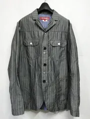 00s ヴィンテージ LEVI'S x JUNYA WATANABE COMME des GARCONS｜リーバイス ジュンヤワタナベ コムデギャルソン ストライプ リネン ジャケット