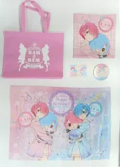 【中古】雑貨 ラム＆レム バースデーセットA 「Re：ゼロから始める異世界生活 Re：ゼロから始めるラムとレムの誕生日生活2022」