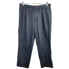 DOCKERS スラックス W36 ドッカーズ クラシックフィット タックパンツ ビッグサイズ ブラック コットン 古着卸 アメリカ仕入 2405-34
