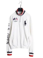 【お得なクーポン配布中!】 ビッグポニー ポロゴルフ ラルフローレン ハーフジップ 長袖 ポロシャツ メンズ M / ポロ 鹿の子 ハイネック ヘビーウェイト ナンバリング
