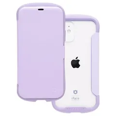 iFace Reflection iPhone 12/12 Pro ケース 手帳型 クリアケース (パープル)【 アイフェイス スマホケース 耐衝撃 アイフォン12 iPhone12Pro 手帳 ダイアリーケース カード収納 ポリカーボネート 】