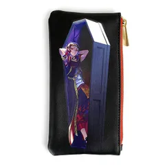 ディズニー ツイステッドワンダーランド スリムポーチ カリム スカラビア ポーチ 筆箱 ツイステ Disney レッド グッズ(SPWD)