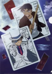 【中古】クリアファイル 服部平次＆怪盗キッド オリジナルA4クリアファイル 「劇場版 名探偵コナン 100万ドルの五稜星×セブンイレブン」 対象栄養ドリンク・パウチゼリー購入特典