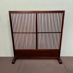 パーテーション 和風 衝立 竹 間仕切り 4連パーテーション レトロ 木製