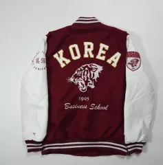 韓国 高麗大学 スタジャン XL グレー カレッジジャケット 韓国 高麗大学 スタジャン XL グレー カレッジジャケット - メルカリ
