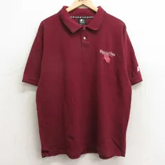 XL/古着 スターター 半袖 ポロ シャツ メンズ ミシシッピ コットン 鹿の子 エンジ 24jun28 中古 トップスのサムネイル