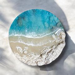 N531★超立体  沖縄の海 レジンアートボード　美ら海　オーシャンアート