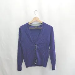 ◇ ⊇ BANANA REPUBLIC Vネック 長袖 カーディガン サイズS パープル系 レディース E  【1502200006541】