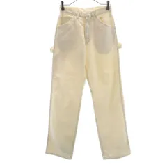 ディッキーズ 70s 黒タグ ヴィンテージ ペインターパンツ W28 アイボリー系 Dickies ワーク レディース