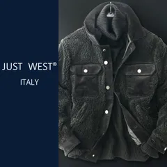 dr022●S●M●L●選択可●イタリア製街着ブランド●コーデュロイ生地切り替えエコファージャケット