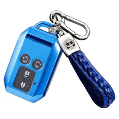 新品 [ZANEKO] キーケース適合スズキ新型スペーシアキーカバー スペーシアカスタム ソリオ フレアワゴン スマートキーケースキーホルダー