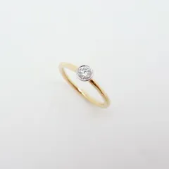 ティファニー 美品 ビゼット リング PG 750 PT950 MX2e