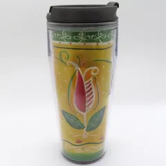 【中古】マグカップ･湯のみ フラワーデザイン タンブラー 「スターバックスコーヒー」
