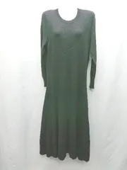 ◇ ⊇ JOURNAL STANDARD relume 長袖 ロング ニットワンピース サイズ表記なし ブラック レディース E  【1411280018118】