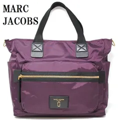 マーク ジェイコブス MARC JACOBS M0012701 571 2way ナイロン トートバッグ ショルダーバッグ マザーズバッグ おむつ交換マット付き パープル