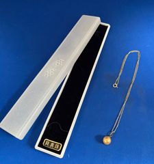 貝真珠　貝パール　ネックレス　ゴールデンパール　10mm