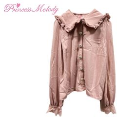 パール半袖ブラウス リボン ピンクPrincess MelodyプリメロMARS - メルカリ