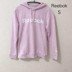 AB0556 Reebok リーボック パーカー レディース Sサイズ ピンク ロゴ スウェット フーディー 春 秋 冬