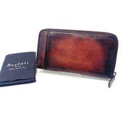 美品□ベルルッティ カリグラフィー ラウンドジップ ロングウォレット
