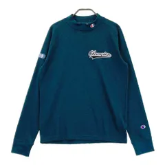 サイズ：MEDIUM CHAMPION GOLF チャンピオンゴルフ 2023年モデル ハイネック 長袖Tシャツ  ブルー系 [240101488890] ゴルフウェア メンズ ストスト