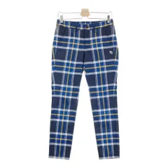 サイズ：1 PEARLY GATES パーリーゲイツ  ロングパンツ チェック柄 ブルー系 [240101469734] ゴルフウェア レディース ストスト