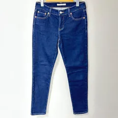 (^w^)b Levi's リーバイス BORROWED FROM THE BOYS 裏起毛 デニムパンツ ストレッチ ジーンズ ジーパン アメカジ デイリー タウンユース インディゴ レディース サイズW26