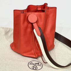 希少】HERMES エルメス マンジョワール ⬜︎K C PM レアバッグ - メルカリ