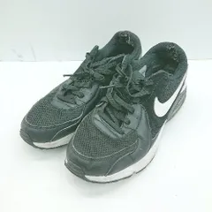 ◇ NIKE ナイキ CD5432-003 エアマックスエクシー 軽量 耐久性 スニーカー サイズ24.5 ブラック レディース E  【1405140033922】
