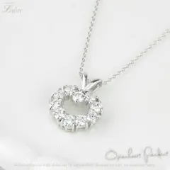 オープンハート ダイヤモンドネックレス ペンダントトップ レディース プチ シンプル 天然ダイヤモンド 定番 人気 k18 ゴールド 18金 誕生日 記念日 プレゼント ギフトジュエリー 30日以内に発送