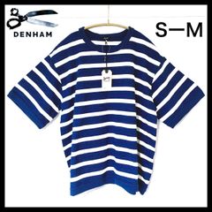 【未使用】【DENHAM デンハム】メンズ　S ボーダー　ニットソー　カットソー ボーダー定価22,000円