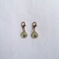 蓄光 Dog ラブラドールレトリバー 犬 ファスナーチャーム セット 小さなアクセサリー