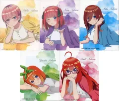 【中古】キャンバスボード・キャンバスアート 全5種セット キャンバスアート 「くじメイト 五等分の花嫁 おやすみシリーズ」 A賞