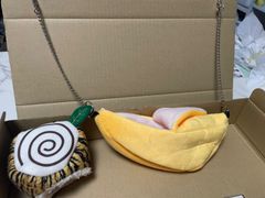 小動物ハウス ２つセット★切り株ハウス＋バナナハンモック☆ハムスター・モモンガ