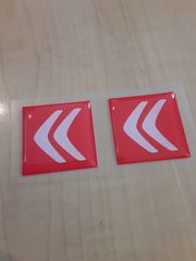 CITROEN シトロエン Square Red  3D  ステッカー