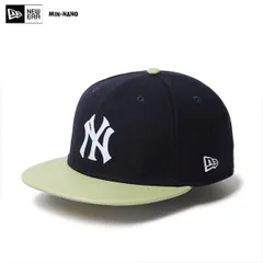 NEW ERA ニューエラ 14703383 59FIFTY GORO NAKATSUGAWA（MIN-NANO） ニューヨーク・ヤンキース メルトン ネイビー ライトグリーン ネイビー ×ライトグリーン 7　3／4(61.5cm)