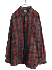 【お得なクーポン配布中!】 00s ポロ ラルフローレン チェック 長袖 シャツ メンズ XXL / オールド 長袖シャツ コットン ワーク 大きいサイズ マルチカラー ポニー無し