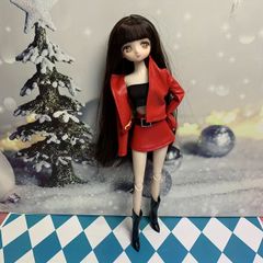 着せ替え人形 1/6スケール バービー人形サイズ 30cm 服付き 女性