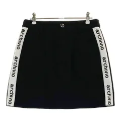 最終お値下げ♡新品未使用 archivio ゴルフスカート サイズ40 archivio アルチビオ スカート 白×黒 ヒップライン レディース