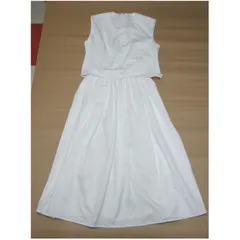 BIRTHDAY BASH ホワイト コンビネゾンフレアワンピース