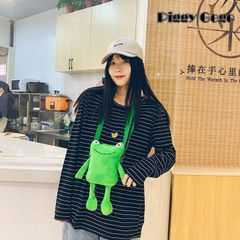 ショルダーバッグ カバン 鞄 未使用 ポシェット カエル レディース キッズ 肩掛け 斜めがけ 収納 かわいい 便利 お出かけ カジュアル ファスナー  ジッ