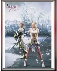 ファイナルファンタジー13-2 ウォールスクロール　セラ＆ライトニング Final Fantasy 13-2 Lightning Wall Scroll - Tokyo Otaku Mode