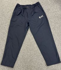 【良品】8G SHOOT ワンタック ストレッチパンツ ネイビー Lサイズ メンズ ゴルフ　窪塚洋介【B5/0319-2】