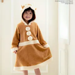クリスマスワンピース 【もこもこトナカイワンピース】 <70cm～130cm> キャサリンコテージ TAK