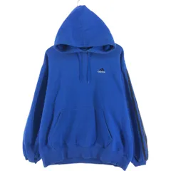 古着 アディダス adidas ロゴ刺繍 スウェットプルオーバーパーカー メンズL相当/eaa413555