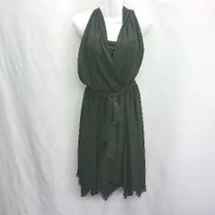 ◇ ⊂ LAUTREAMONT 袖なし 膝丈 ワンピース サイズ1 ブラック レディース E  【1412090049323】