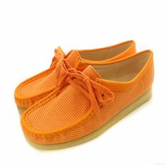 CLARKS ORIGINALS オレンジ モカシン Clarks Originals Wallabee • Womens Sz 5 • Moccasin Orange
