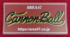【新品】AREA47 Cannon Ball ステッカー